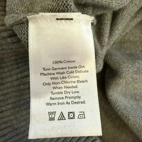 Eddie Bauer Men’s Gray Fair Isle 1/4 Zip Pull-Over Sweater - Size TXL - Picture 6 of 9